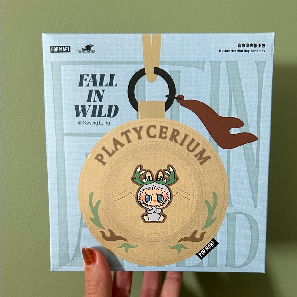 DATIRA- Mini Labubu fall in wild bucket hat bag